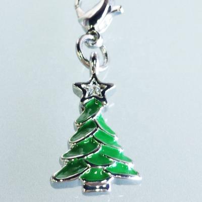 China Beautiful CLASSIC Small Christmas Trees Bracelet Necklace Pendant Metal Ornaments For Christmas for sale