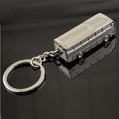 China Free Shipping Wholesale Zinc Alloy And OEM Zinc Alloy Bus Key Chain For Promotional for sale