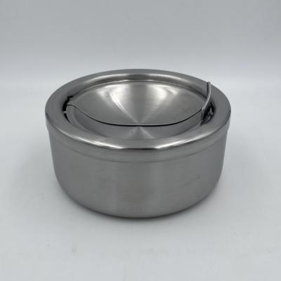 China Simple and elegant stainless steel wind proof ashtray Stainless Steel Ashtray for sale