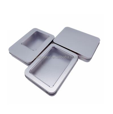 China Different Size Food Square Tin Box , U Disk Tin Box for sale