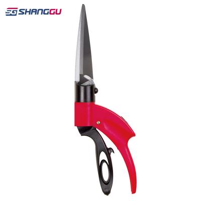 China Anti-Slip Handle Grass Trimmer Scissors for sale