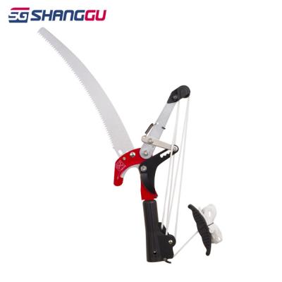 China Telescopic Shaft Pruner Ratchet Bypass Q'neck Pruner Garden Tools Garden Shears for sale