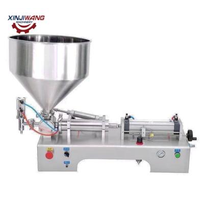 China 100ml Beverage Single Head Cosmetic Cream Hair Conditioner Detergent Hair Oil Facial Semi Automatic Bottle Filling Machine for sale