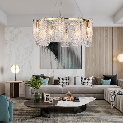 China Simplicity Contemporary Minimalist Luxury Chandelier Modern High Security Pendent Light for sale