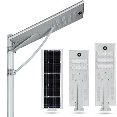 China Sports Stadiums High Lumen All In One Smart Housing Outdoor Integrated Solar Power Led Street Light Price List for sale