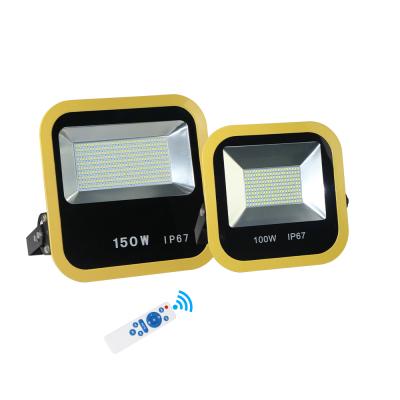 China High brightness factory direct sale 100w 150w ip67 high quality waterproof road led flood light for sale