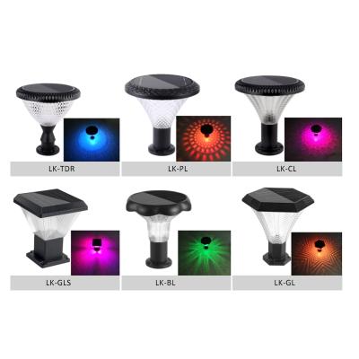 China Wholesale Price Modern Colorful Garden New High Brightness LED Lights Outdoor Solar Powered Pathway Wall Light for sale