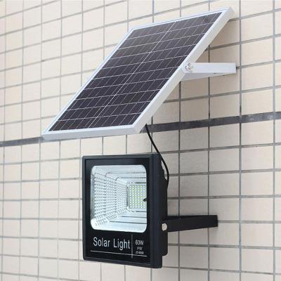 China High brightness OEM ODM 25W/60W/100W/200W/300W ip67 super bright waterproof outdoor motion sensor led solar flood light for sale