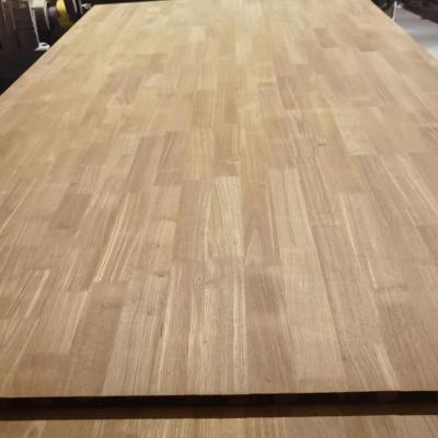 China Eco Friendly Glue Used Grade Carbonized Yellow Rubber Finger Joint Hardwood Board for sale