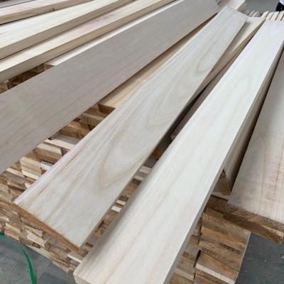 China Unfinished Paulownia Wood Strips For Traditional Furniture And Wooden Crafts for sale