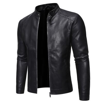 China Wholesale Plus Size Fashion Motorcycle Jacket Men Waterproof Comfortable Waterproof Leather for sale