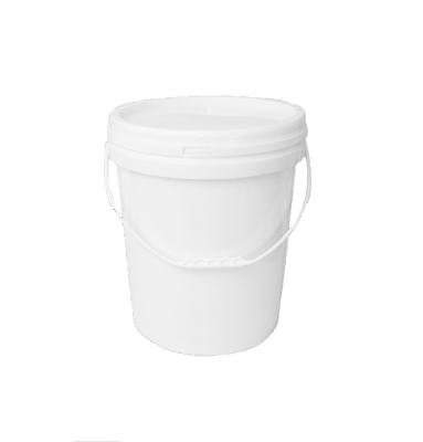 China 25 Liter Bucket Custom Made Cheap Plastic Round Water Pail Durable 25 Liter With Lids for sale