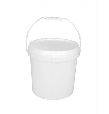 China Durable Custom Shape Round Thick PP Plastic Bucket Water Bucket Supplier With Handle for sale