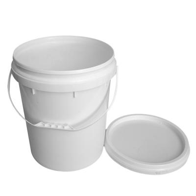 China Durable Wholesale Round Plastic Handle Ice Cube Bucket Storage Bucket for sale