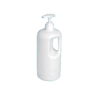 China Durable Portable White Plastic Bottle Empty Shampoo HDPE Plastic Bottle For Liquid Body Wash for sale