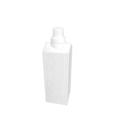 China 500ml Durable White HDPE Bottle Empty Plastic Bottle For Liquid Soap With Lids for sale