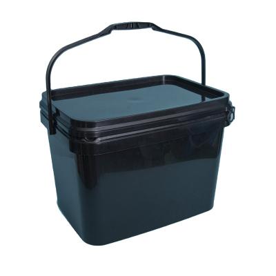 China Durable 5L Wholesale Color Customized Size Black Designer Plastic Bucket for sale