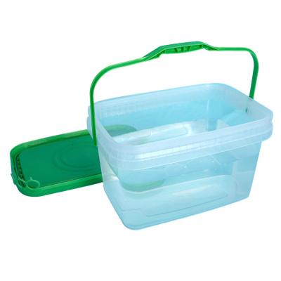 China Wholesale Feature Durable Clear Plastic 20L Bucket With Lid for sale