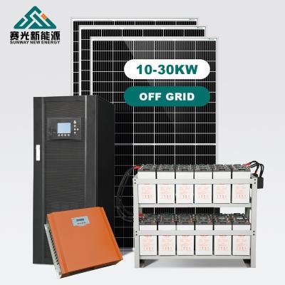 China Home off grid solar system for home PV system for 5kva 3.5kw 48vdc 220vac mono panel mppt inverter gel battery for sale