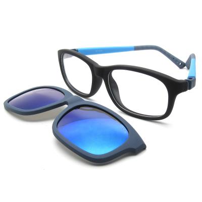 China Clip on glass children safety tr90 magnetic clip on polarized sunglasses for sale