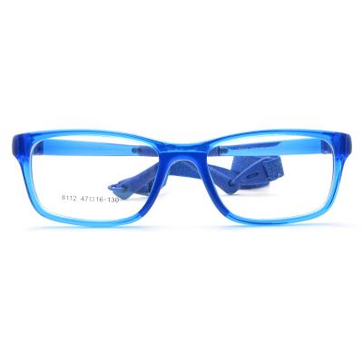 China Ready stock kids eyewear fashion square tr90 kids light up blocking glasses for sale