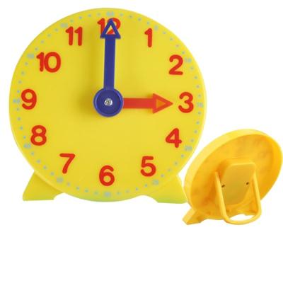 China Clock face three-needle clock teaching model learning aids for children in grade one and two teaching aid 20210604002 for sale