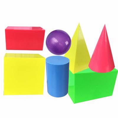 China Geometric Shape Model Demonstration Set Solid Cylinder Cone Four Pyramid Mathematics Understanding Model Teaching Aid 20210607015 for sale