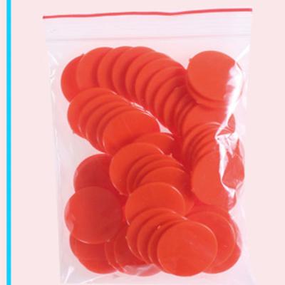 China 2.5cm Color Disc 100 Plastic Account Bags Of White Disc Primary School Kindergarten Bonus Credits 20210607018 for sale