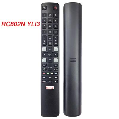 China Original Smart Universal RC802N Remote Control YLI3 ERC802N YLI3 LED TV Remote Control For TCL 06-IRPT45-ERC802N NETFLIX for sale