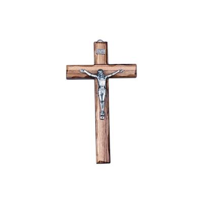 China Europe Christian Crucifix Solid Wood Wall Pendant Jesus Catholic Church Wall Decoration for sale