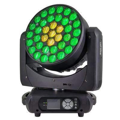 China Stage DJ disco pixel 37X15w rgbw 4in1 wash zoom led moving head light for sale