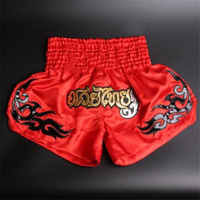 China 100% Polyester Men Muay Thai Shorts With Sublimated Logo Thai Shorts KARATE Your Own Fghting Shorts Muay The New for sale