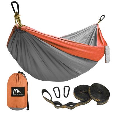 China Durable Promo Canvas Camping Hammock Folding Outdoor Portable Hammock for sale