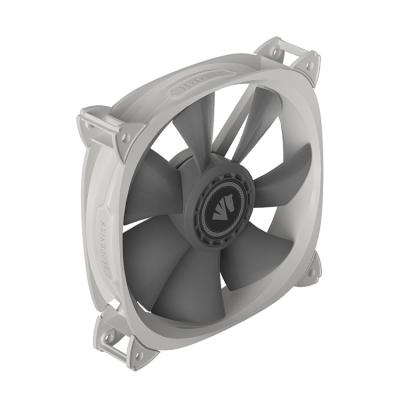 China Quiet Gray 4-Pin Pwm Cooler Fan 120mm Silen Fish-bone RGB Fans PC Computer Fan With Led Lights for sale