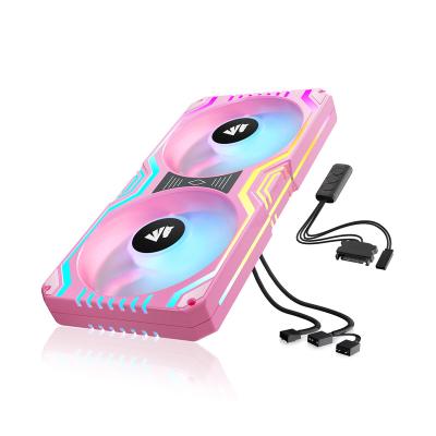 China With 2022 OEM Asiahorse Fan High Performance 240MM ARGB Gaming Axial Custom PC Remote Control Aluminum Case With Smart Remote Control for sale