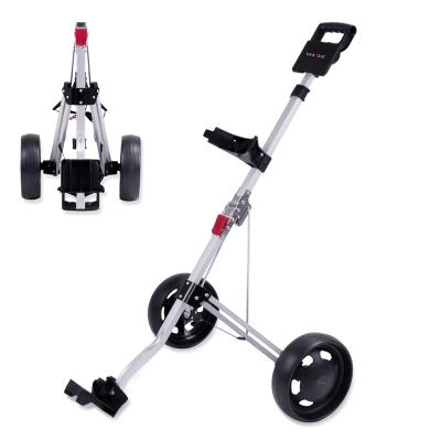 China Push Trolley Folding Trolley 2 Wheel 2 Wheel Golf Trolley Folding Push Pull Trolley Golf Trolley for sale