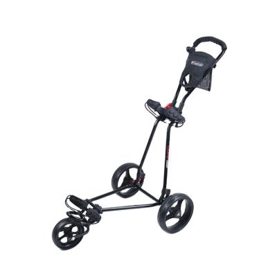 China Custom 3 Ply OEM Wholesale Foldable Wheels Foldable Golf Push Cart Steel Frame for sale