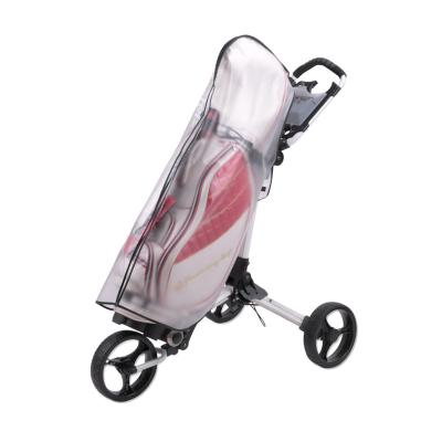 China Waterproof Clear PVC PVC Rain Cover For Golf Bag Cart for sale