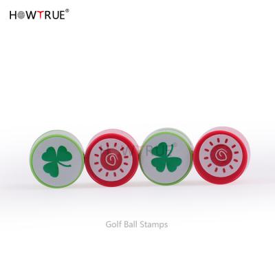 China ABS Mini Self-Inking Stamp Cute Logo Maker Designs Recognized Golf Ball for sale