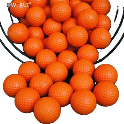 China Hot Selling Indoor PU Foam Outdoor Training Golf Soft Bouncy Ball for sale