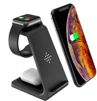 China Qi TurnMax 18W 3 in 1 Phone Wireless Fast Stand Holder Charger Wireless Charger for Phones Electronics for sale