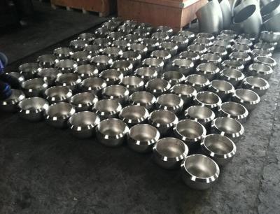 China Sch40 / Sch80 / Sch120 Stainless Steel Forged Caps 6 Inch Customized for sale