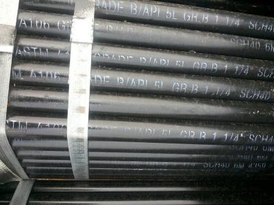 China Tubería de acero inconsútil del carbono de ASTM A106/del API 5L Gr.B, 1-1/4” SCH40 en venta