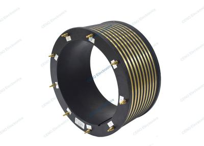 China Power Carbon Brush Electrical Slip Ring With Through Bore For Industry for sale