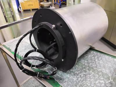 China Rotary Table Big Bore Slip Ring , Conductive Slip Ring 380VAC / 24VDC for sale