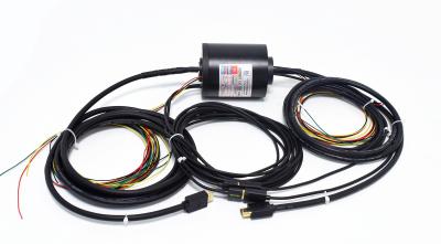 China 2 Circuit VR Application HDMI Slip Ring Precious Metal Contact Material for sale