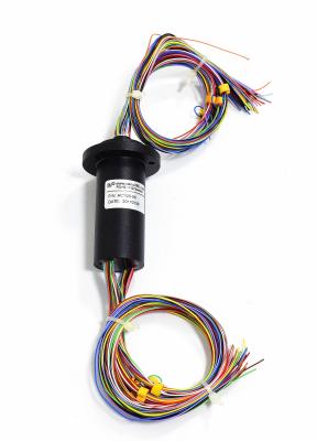 China 56 Circuit Multi Channel Capsule Slip Ring With Precious Metal Materials for sale