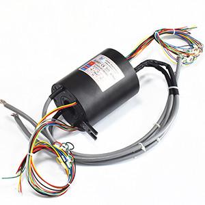 China 2 Group Gigabit Ethernet Wire Slip Ring CAT 5e Cable For Automation Equipment for sale