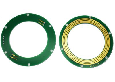 China Precious Metal Contact ID 20mm Mini Pancake Slip Ring 24VAC For Ferris Wheel for sale