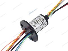 Low temperature slip ring with Electric Power and USB signal for Robot arm